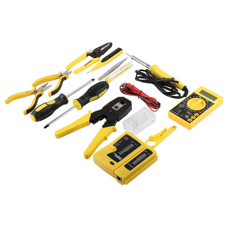 14 in 1 Professional Network Maintenance Telecommunications Set - Lan Cable and Tools by buy2fix | Online Shopping UK | buy2fix