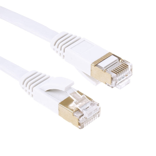 Gold Plated Head CAT7 High Speed 10Gbps Ultra-thin Flat Ethernet Network LAN Cable - Lan Cable and Tools by buy2fix | Online Shopping UK | buy2fix