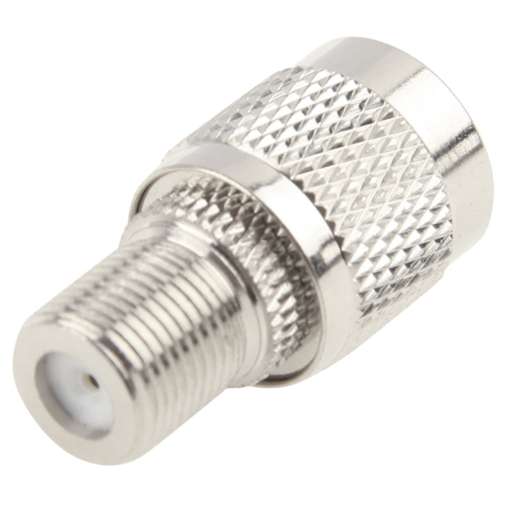 F Female to TNC Male Connector(Silver) - Connectors by buy2fix | Online Shopping UK | buy2fix