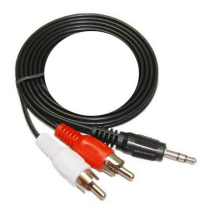 Jack 3.5mm Stereo to RCA Male Audio Cable, Length: about 2.7m - RCA Cable by buy2fix | Online Shopping UK | buy2fix