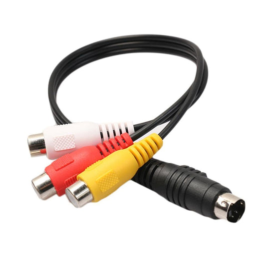 4-pin S-Video TV to RCA Converter AV female Cable Adapter, Length: 20cm - Cables by buy2fix | Online Shopping UK | buy2fix