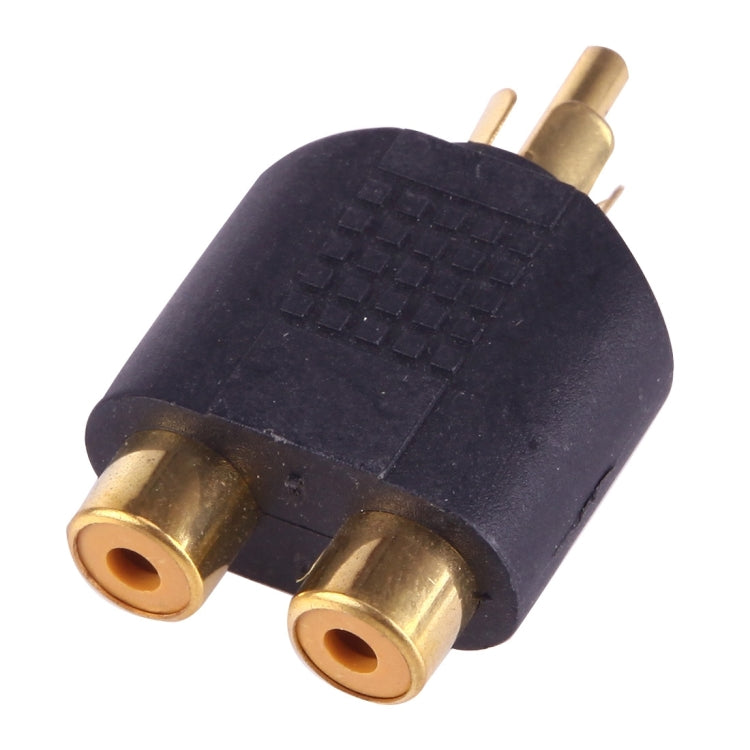 RCA plug to 2x RCA Sockets (Gold Plated) - RCA Adapter by buy2fix | Online Shopping UK | buy2fix