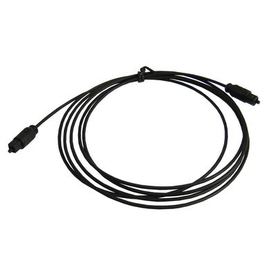 Optical Audio Cable, OD: 2.2MM, Length: 2m(Black) - Audio Optical Cables by buy2fix | Online Shopping UK | buy2fix