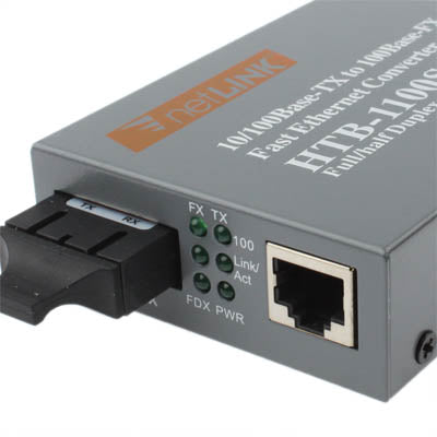 Single-mode Fast Ethernet Fiber Transceiver - Fiber Receiver by buy2fix | Online Shopping UK | buy2fix