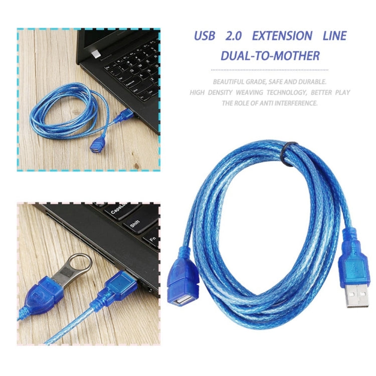 High Speed Transmission USB 2.0 AM to AF Extension Cable, Length: 5m - USB Cable by buy2fix | Online Shopping UK | buy2fix