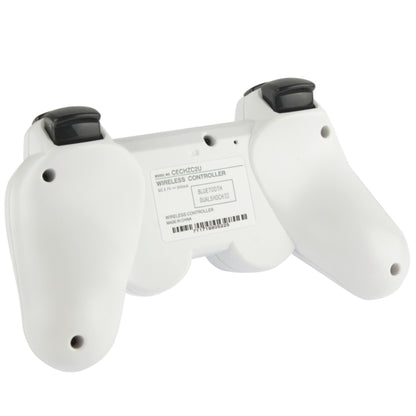 Double Shock III Wireless Controller, Manette Sans Fil Double Shock III for Sony PS3, Has Vibration Action(with logo)(White) - Gamepads by buy2fix | Online Shopping UK | buy2fix