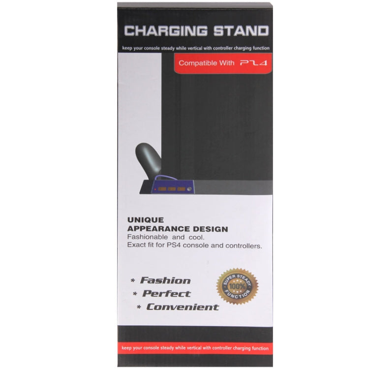 Charging Stand USB Dual Cooling Fan Controller Stand Holder Cooler for PS4 Console Cooler(Black) - Toys & Hobbies by buy2fix | Online Shopping UK | buy2fix