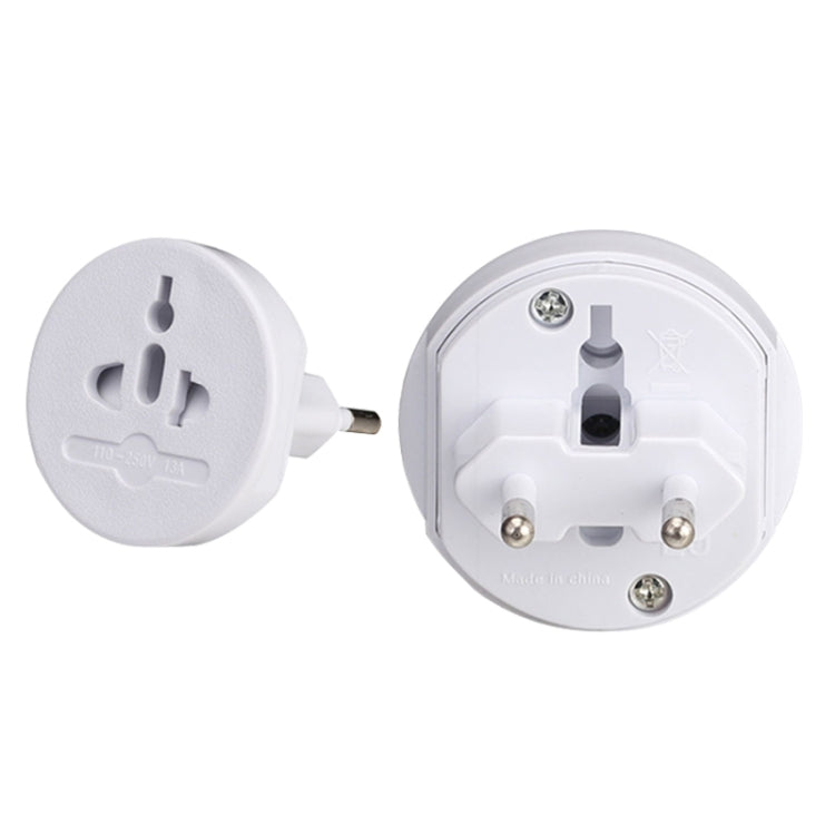 All in 1 EU + AU + UK + US Plug Travel Universal Adaptor(White) - Consumer Electronics by buy2fix | Online Shopping UK | buy2fix