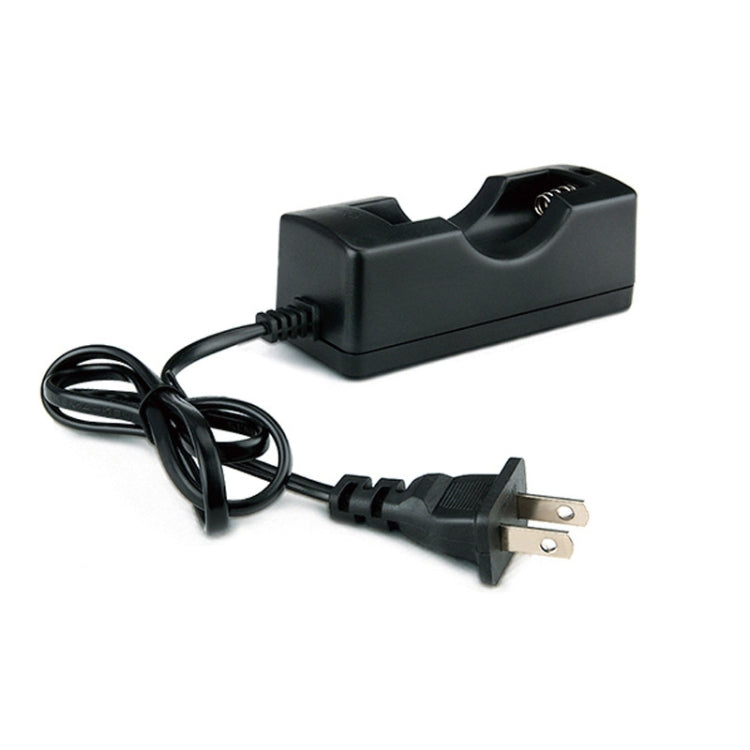 Battery Charger for 18650, Output: 4.2V/ 650mA, US Plug(Black) - Charger & Converter by buy2fix | Online Shopping UK | buy2fix