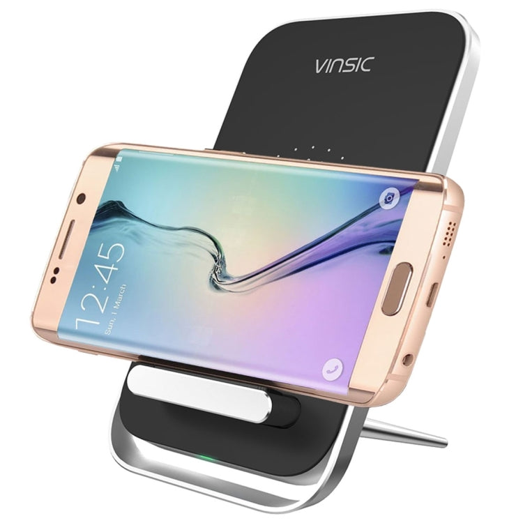 Vinsic Output 5V 1A Qi Standard Wireless Charger Fast Charger - Wireless Charger by VINSIC | Online Shopping UK | buy2fix