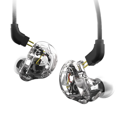 QKZ VK1 Plug-in Design Four-unit Music Headphones, Support for Changing Lines Microphone Version - In Ear Wired Earphone by QKZ | Online Shopping UK | buy2fix