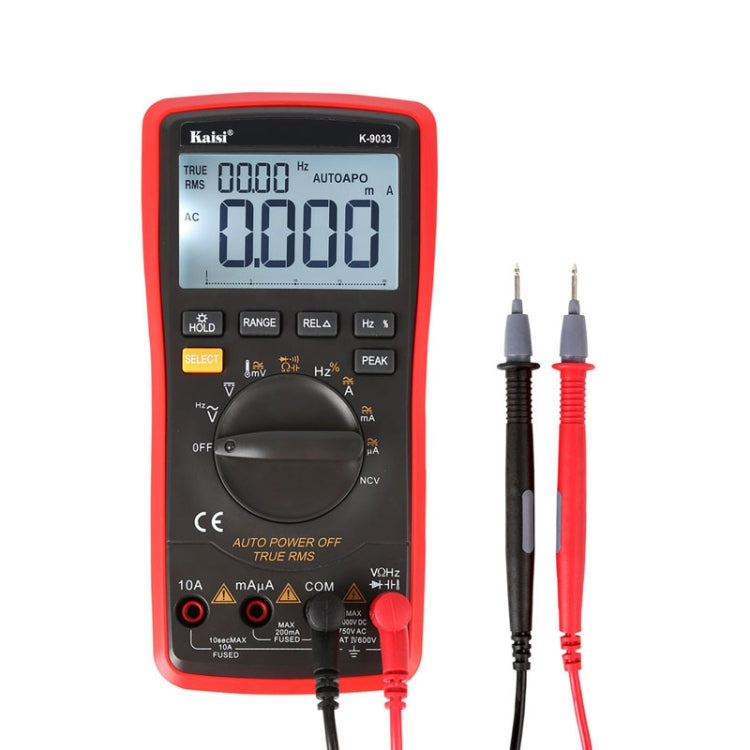 Kaisi K-9033 Digital Multimeter LCD Display Handheld Digital Multimeter for Mobile Phone Repair - Consumer Electronics by buy2fix | Online Shopping UK | buy2fix