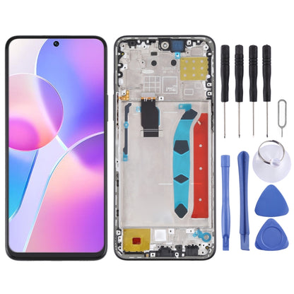 Original LCD Screen and Digitizer Full Assembly with Frame for Honor X30i (Black) - LCD Screen by buy2fix | Online Shopping UK | buy2fix