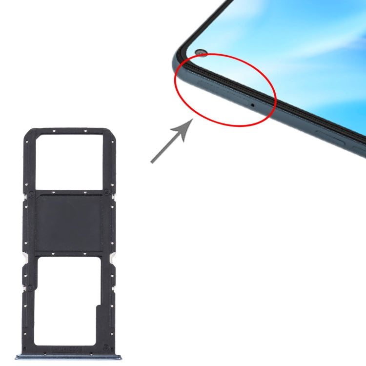 SIM Card Tray + Micro SD Card Tray for OnePlus Nord N200 5G DE2118 / DE2117(Blue) - Card Tray by buy2fix | Online Shopping UK | buy2fix