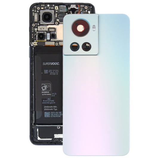 Battery Back Cover for OnePlus Ace PGKM10(White) - Repair & Spare Parts by buy2fix | Online Shopping UK | buy2fix