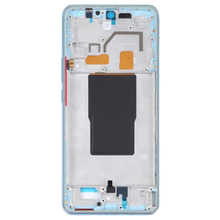 For Xiaomi Redmi K50 Ultra Original Front Housing LCD Frame Bezel Plate(Blue) - Repair & Spare Parts by buy2fix | Online Shopping UK | buy2fix