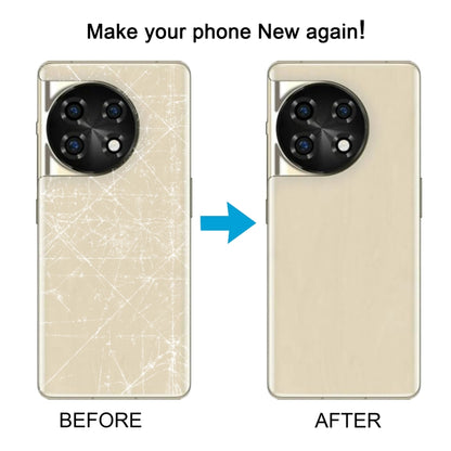 For OnePlus 11 PBH110 Original Battery Back Cover with Camera Lens Cover(Gold) - Back Cover by buy2fix | Online Shopping UK | buy2fix