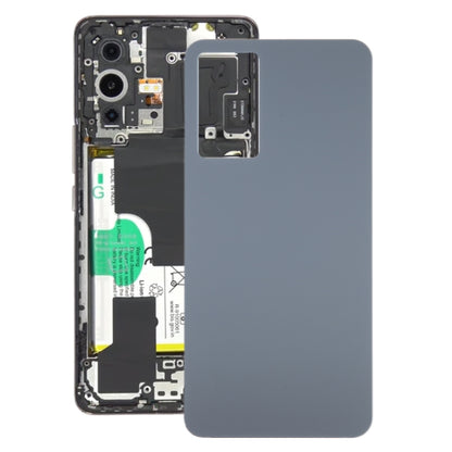 For vivo V23e 4G / V23e 5G OEM Glass Battery Back Cover(Black) - Repair & Spare Parts by buy2fix | Online Shopping UK | buy2fix