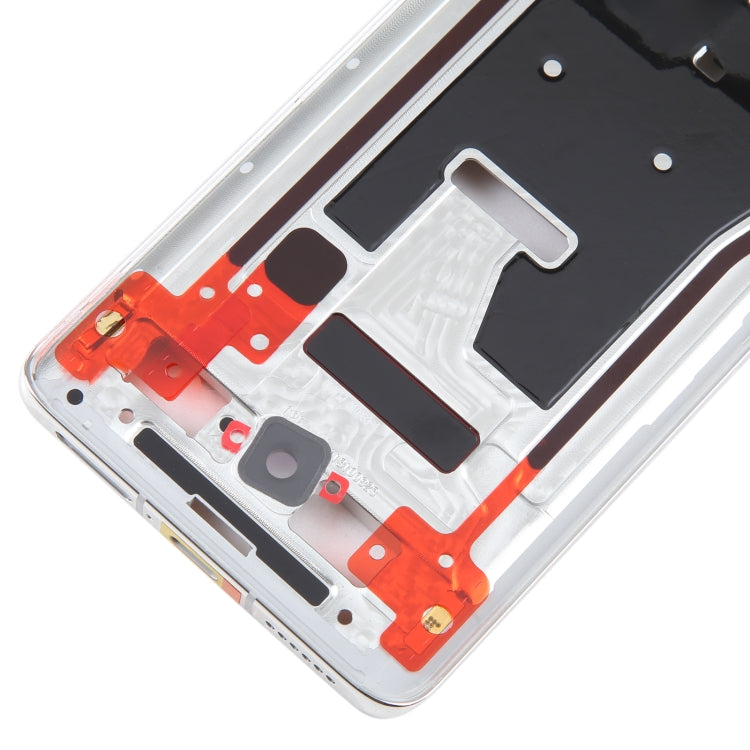 For Huawei P50 Pro Original Front Housing LCD Frame Bezel Plate (Silver) -  by buy2fix | Online Shopping UK | buy2fix