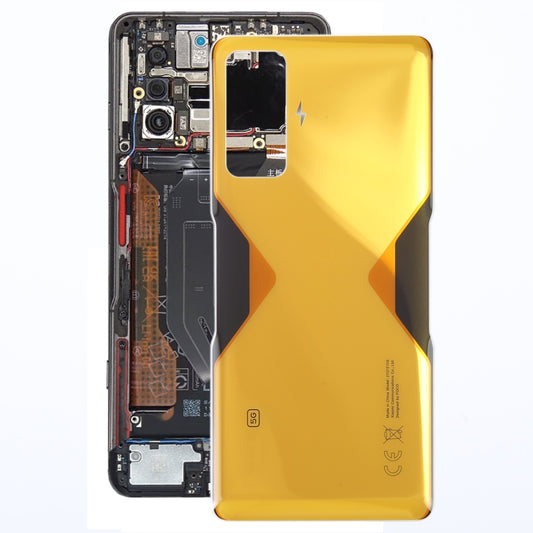 For Xiaomi Poco F4 GT OEM Battery Back Cover(Yellow) - Back Cover by buy2fix | Online Shopping UK | buy2fix