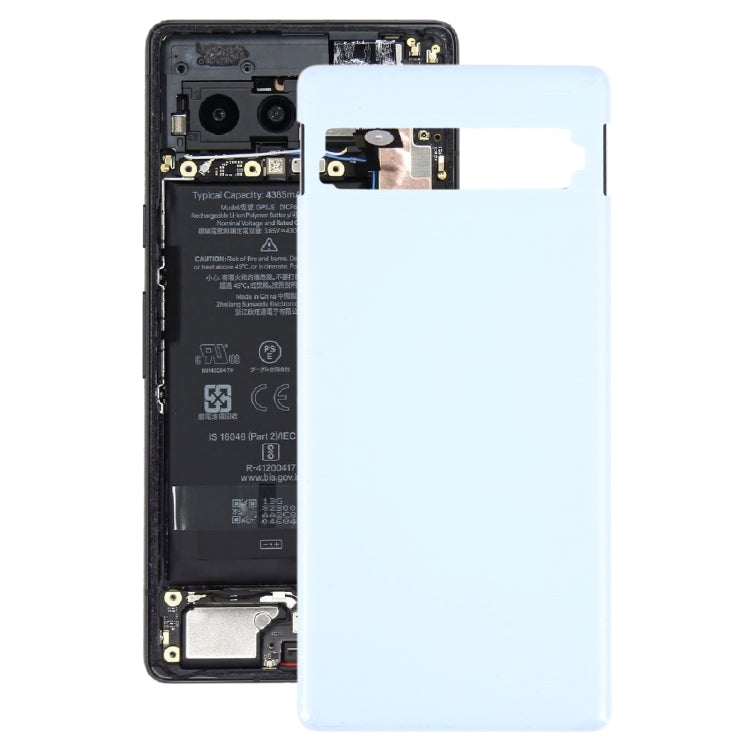 For Google Pixel 7a Original Battery Back Cover(Blue) - Back Cover by buy2fix | Online Shopping UK | buy2fix