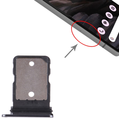 For Google Pixel 7A Original SIM Card Tray with SIM Pin (Black) - Card Tray by buy2fix | Online Shopping UK | buy2fix