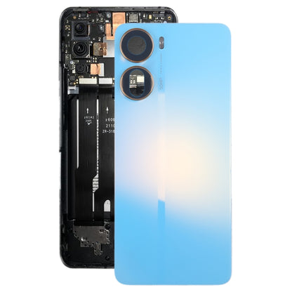 For ZTE Blade V40 Design Battery Back Cover(Blue) - For ZTE by buy2fix | Online Shopping UK | buy2fix