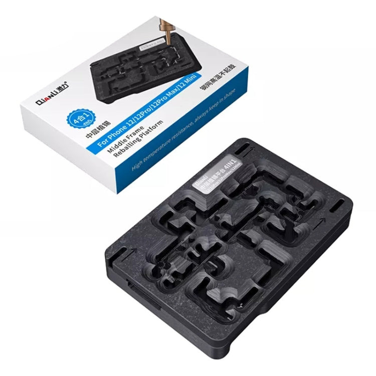 Qianli 4 in 1 Middle Frame Reballing Platform For iPhone 12 / 12 Pro / 12 Mini / 12 Pro Max - Repair Platform by QIANLI | Online Shopping UK | buy2fix