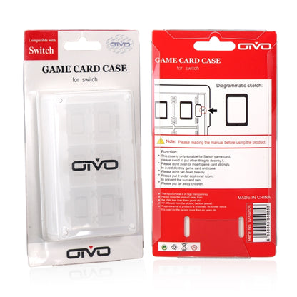 OIVO IV-SW029 24in1 Game Memory Card Storage Box Card Case Holder For Nintendo Switch(White) - Others by OIVO | Online Shopping UK | buy2fix