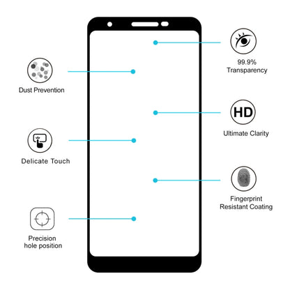 ENKAY Hat-prince Full Glue 0.26mm 9H 2.5D Tempered Glass Film for Google Pixel 3a - Google Tempered Glass by ENKAY | Online Shopping UK | buy2fix