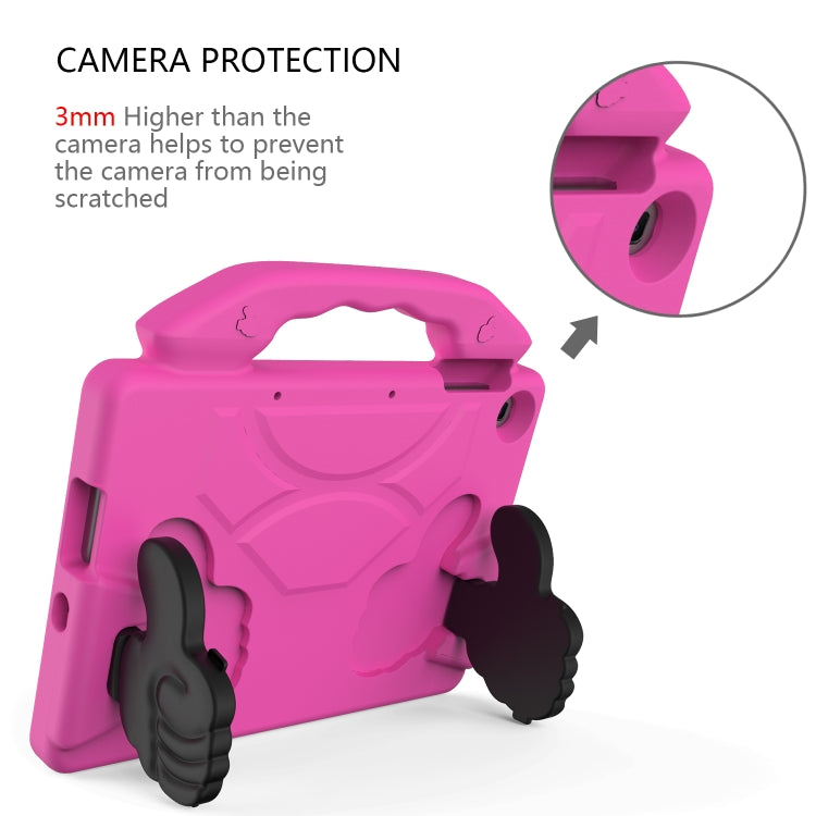 For Huawei MediaPad T10S 10.1/T10 9.7 Thumb Bracket EVA Shockproof Tablet Case(RoseRed) - Mobile Accessories by buy2fix | Online Shopping UK | buy2fix