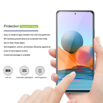 For Xiaomi Redmi Note10 / Note 10s mocolo 0.33mm 9H 2.5D Full Glue Tempered Glass Film -  by mocolo | Online Shopping UK | buy2fix