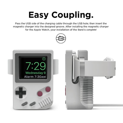 Retro Game Console Charging Stand For Apple Watch(White) - Charger / Holder by buy2fix | Online Shopping UK | buy2fix