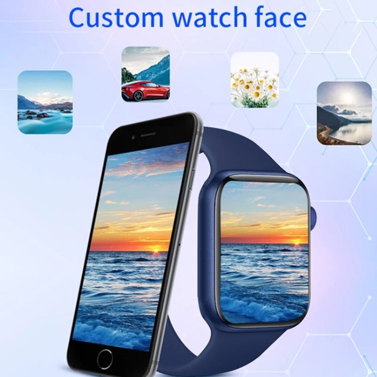 X8 Max 1.75 inch Color Screen Smart Watch, IP67 Waterproof,Support Temperature Monitoring/Bluetooth Call/Heart Rate Monitoring/Blood Pressure Monitoring/Blood Oxygen Monitoring/Sleep Monitoring(Blue) - Smart Wear by buy2fix | Online Shopping UK | buy2fix