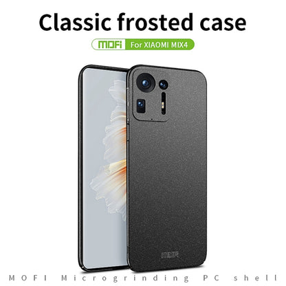 For Xiaomi Mix 4 MOFI Fandun Series Frosted PC Ultra-thin All-inclusive Case(Black) - Xiaomi Cases by MOFI | Online Shopping UK | buy2fix