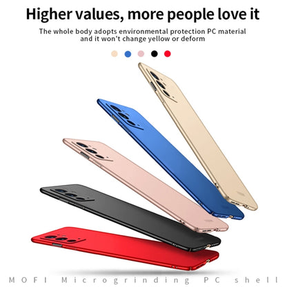 For OnePlus 9RT 5G MOFI Frosted PC Ultra-thin Hard Phone Case(Gold) - OnePlus Cases by MOFI | Online Shopping UK | buy2fix