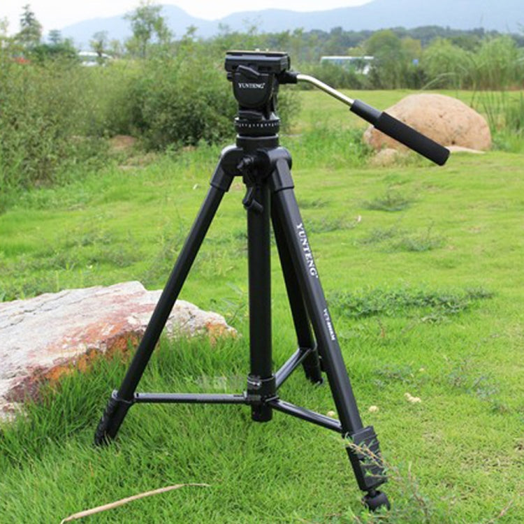 YUNTENG VCT-880 Aluminum Alloy Tripod Mount with Three-Dimensional Tripod Head - Camera Accessories by buy2fix | Online Shopping UK | buy2fix