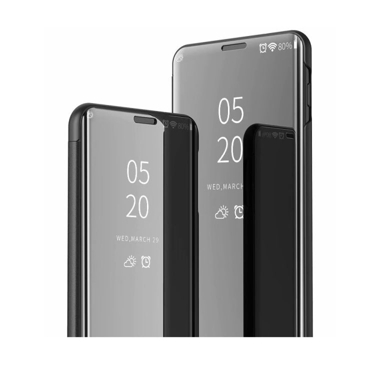 For Xiaomi 12 Pro Plated Mirror Horizontal Flip Leather Case with Holder(Silver) - Xiaomi Accessories by buy2fix | Online Shopping UK | buy2fix