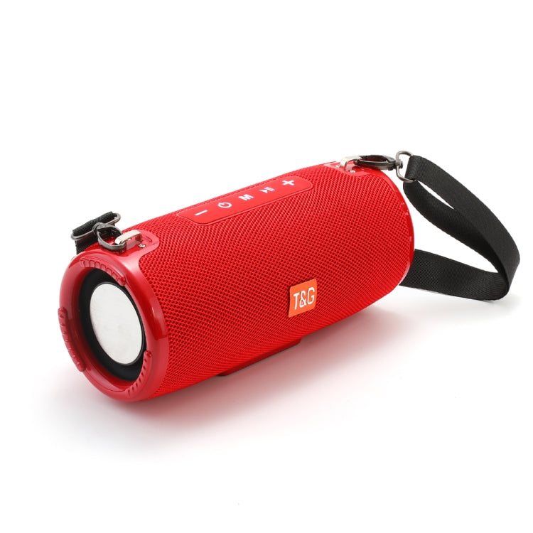 T&G TG324 High Power Waterproof Portable Bluetooth Speaker Support FM / TF Card(Red) - Desktop Speaker by T&G | Online Shopping UK | buy2fix