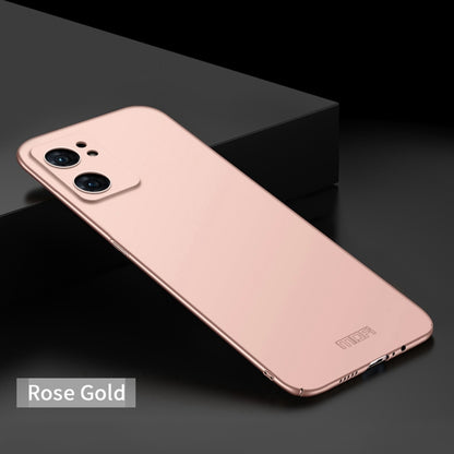 For OPPO Find X5 MOFI Frosted PC Ultra-thin Hard Case(Rose gold) - OPPO Cases by MOFI | Online Shopping UK | buy2fix