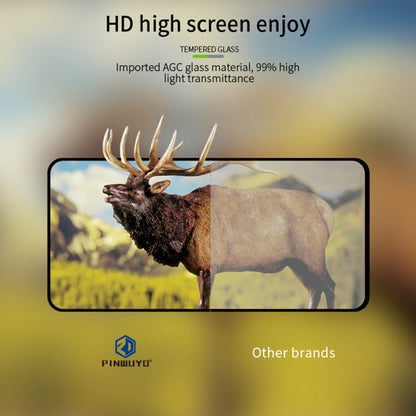 For OPPO Realme Q5 PINWUYO 9H 2.5D Full Screen Tempered Glass Film(Black) - Others by PINWUYO | Online Shopping UK | buy2fix