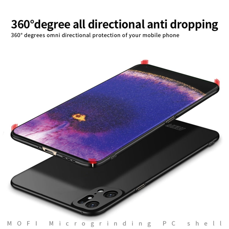 For OPPO Find X5 Pro MOFI Frosted PC Ultra-thin Hard Case(Black) -  by MOFI | Online Shopping UK | buy2fix