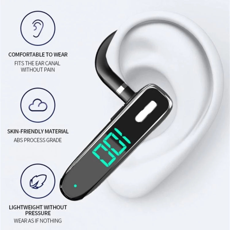 K50 Bluetooth-compatible 5.3 Business Ear-hook Earphone with Mic - Bluetooth Earphone by buy2fix | Online Shopping UK | buy2fix