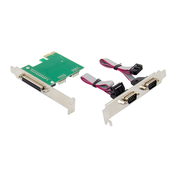 ST317 2S1P PCI Express Parallel Serial Combo Card with 16550 UART - Card Adapter by buy2fix | Online Shopping UK | buy2fix