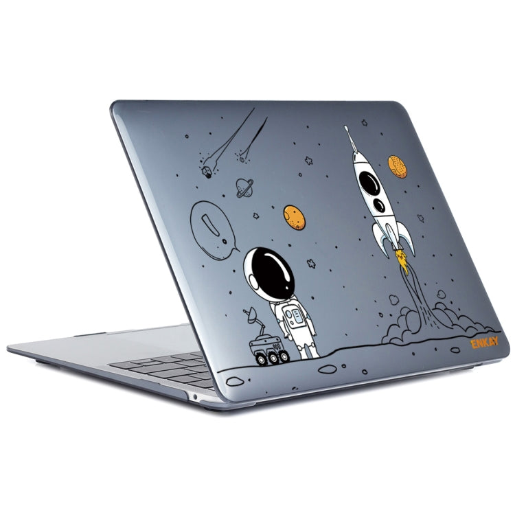 For MacBook Pro 15.4 A1707/A1990 ENKAY Hat-Prince 3 in 1 Spaceman Pattern Laotop Protective Crystal Case with TPU Keyboard Film / Anti-dust Plugs, Version:US(Spaceman No.1) - MacBook Pro Cases by ENKAY | Online Shopping UK | buy2fix