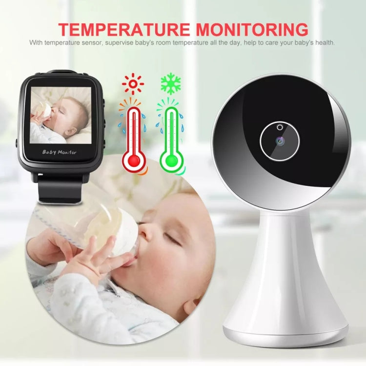 VB606 Smart Watch Style Baby Monitor Portable 2.4Ghz Wireless Video Baby Cry Alarm Mic Camera(AU Plug) - Security by buy2fix | Online Shopping UK | buy2fix