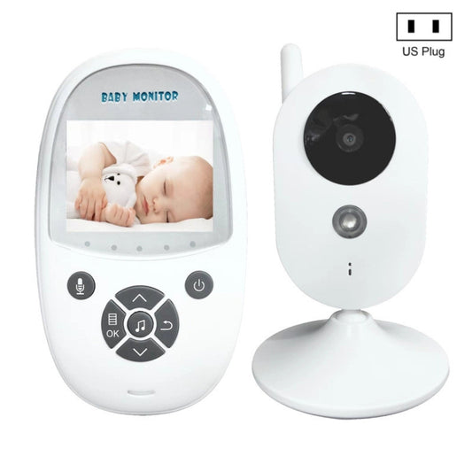 ZR302 2.4GHz Digital Video Smart Baby Monitor Night Vision Camera, Music Player, Two Way Intercom Function(US Plug) - Security by buy2fix | Online Shopping UK | buy2fix