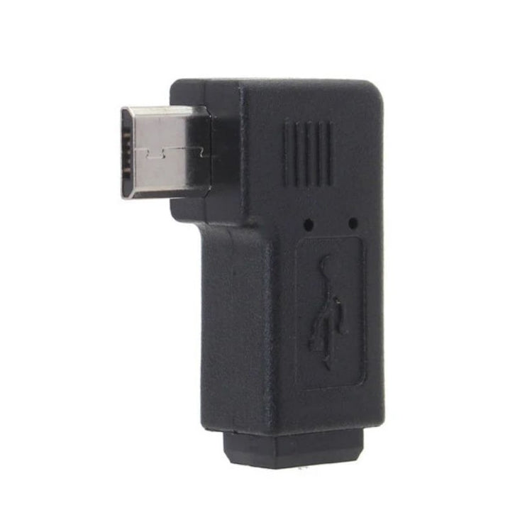 90 Degree Mini USB Female to Micro USB Male Adapter -  by buy2fix | Online Shopping UK | buy2fix