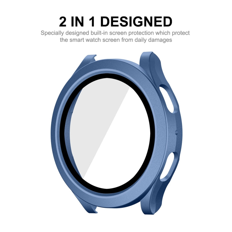 For Samsung Galaxy Watch4/5 40mm ENKAY Hat-Prince Waterproof Full Coverage PC Frame + 9H Tempered Glass Case(Transparent) - Watch Cases by ENKAY | Online Shopping UK | buy2fix