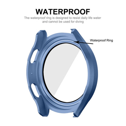 For Samsung Galaxy Watch4/5 40mm ENKAY Hat-Prince Waterproof Full Coverage PC Frame + 9H Tempered Glass Case(Transparent) - Watch Cases by ENKAY | Online Shopping UK | buy2fix